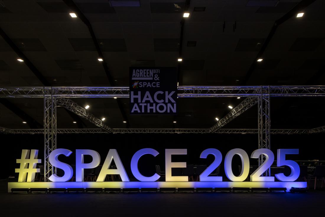 SPACE 2025 hackathon stage